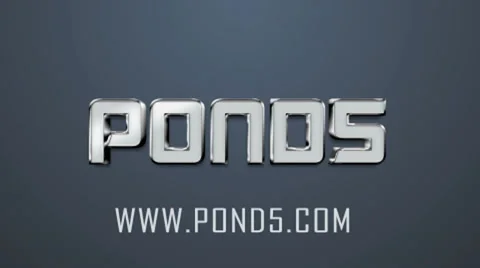 Text Chrome Stock After Effects