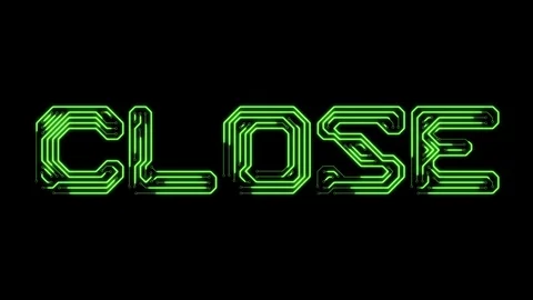 Text close in the form of printed circuit board tracks Stock Footage 104326808