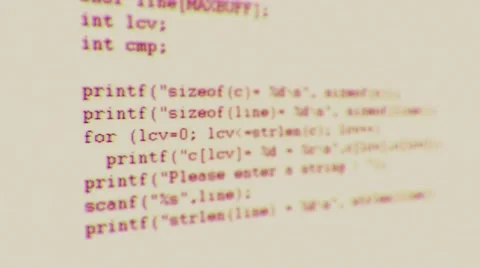 Text coding animation on gray background Stock Footage 55385968