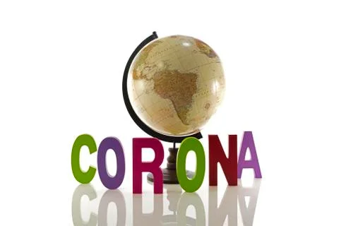 Text with the corona how to come back to normal life after corona Stock Photos
