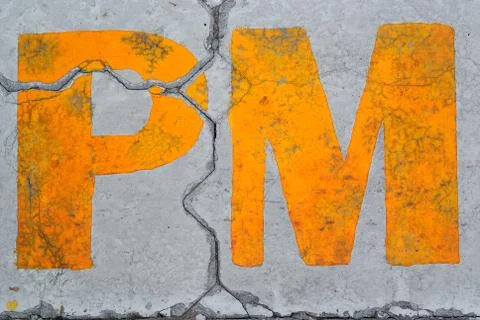 Text crack in soft light Stock Photos