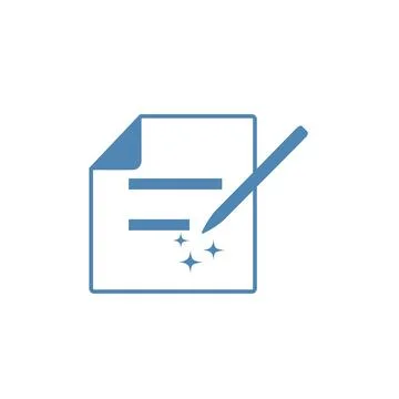 Text created with AI Stock Illustration