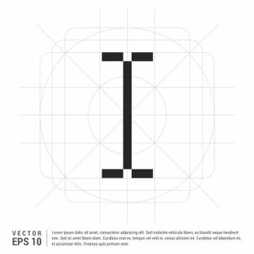 Text Cursor Icon Illustrazione stock