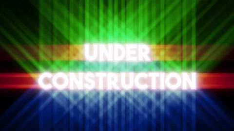 Text decode starglow under construction Stock Footage 201193391