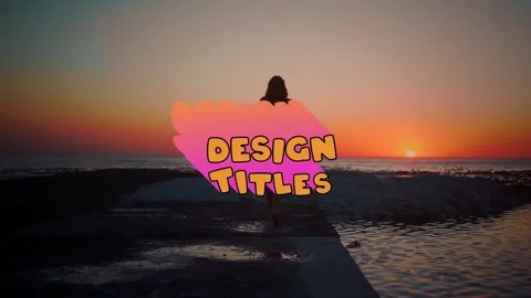 Text Design Titles for After Effects Stock After Effects