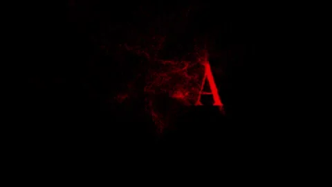 Text Disintegration Into Dust Particles - AFTER EFFECTS 库存 After Effects