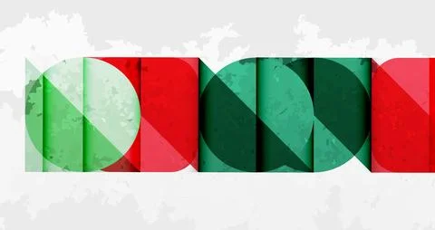 Text displays word DNA using green, red colors. Background features white Stock Illustration