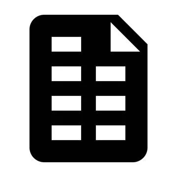 Text document icon vector data and information for business and finance Stock Illustration