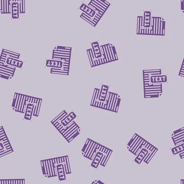 Text document natural language processing nlp glyph vector seamless pattern Stockillustratie