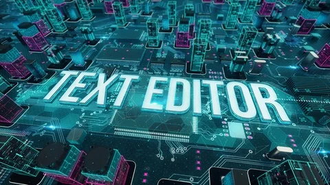 Text Editor digital technology concept Stockbeeldmateriaal 109445073