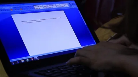 Text editor on your computer Stock Footage 70738452