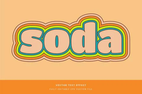 Text effect Stock Illustration