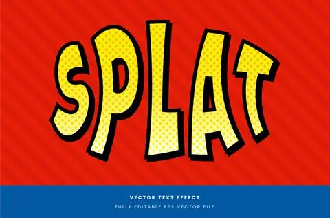 Text effect Stock Illustration