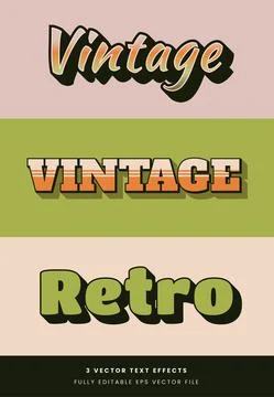 Text effect Stock Illustration