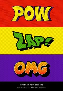 Text effect Stock Illustration