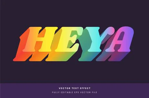 Text effect Stock Illustration