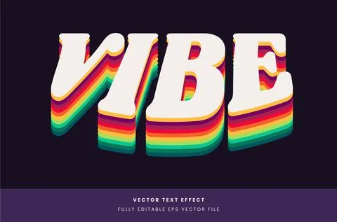 Text effect Stock Illustration
