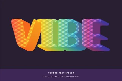 Text effect Stock Illustration