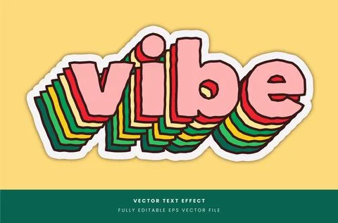 Text effect Stock Illustration