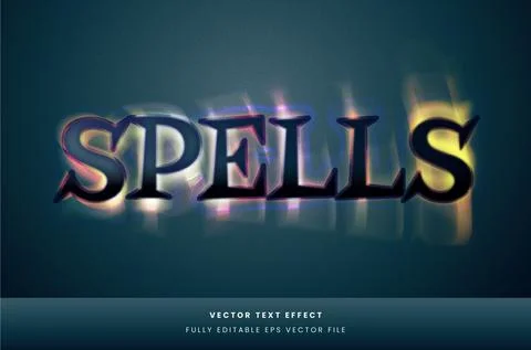 Text effect Stock Illustration