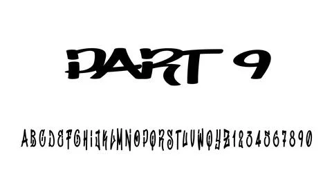 Text effect section with green background with black and white text color. Stock Illustration