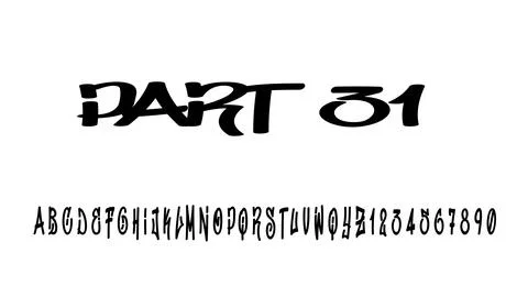 Text effect section with green background with black and white text color. Stock Illustration