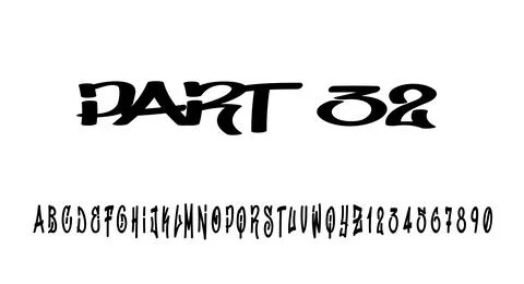 Text effect section with green background with black and white text color. Stock Illustration