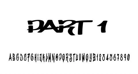 Text effect section with green background with black and white text color. Stock Illustration