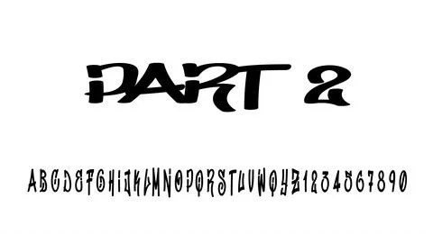 Text effect section with green background with black and white text color. Illustrazione stock