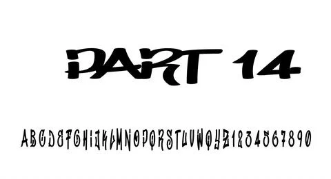 Text effect section with green background with black and white text color. Stock Illustration