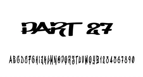 Text effect section with green background with black and white text color. Stock Illustration