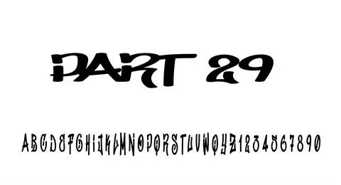 Text effect section with green background with black and white text color. Stock Illustration