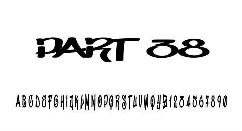 Text effect section with green background with black and white text color. Stock Illustration