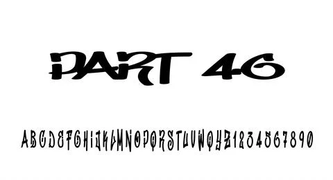 Text effect section with green background with black and white text color. Stock Illustration