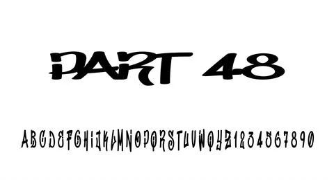 Text effect section with green background with black and white text color. Stock Illustration