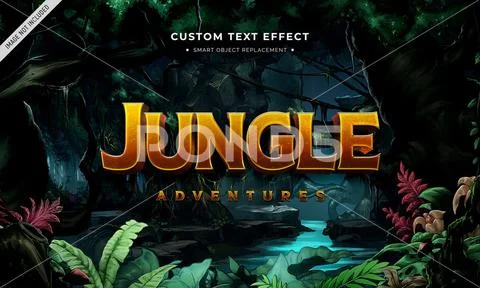 Text Effects in Visual Storytelling and Communication PSDテンプレート