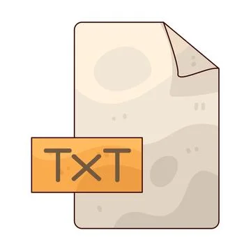 Text File illustration Stock-Illustration