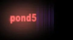 Text flicker n zoom Stock After Effects