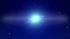 Text flying from light Stock After Effects