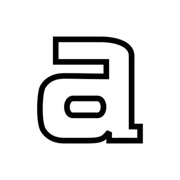 Text Font Bold Icon Stock-Illustration