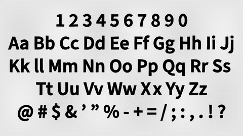 Text Font Hand Drawn Animation Stock-Footage 290022675