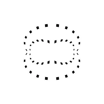 Text frame icon. Simple style big sale poster background symbol. logo desig.. Stock Illustration