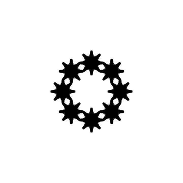 Text frame icon. Simple style big sale poster background symbol. logo desig.. Stock Illustration