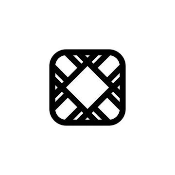 Text frame icon. Simple style big sale poster background symbol. logo desig.. Stock Illustration