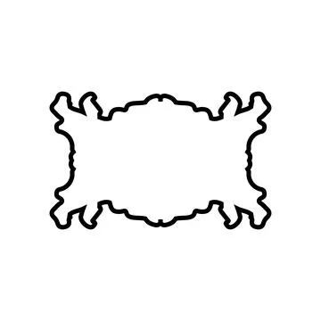 Text frame icon. Simple style big sale poster background symbol. logo desig.. Illustrazione stock