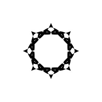 Text frame icon. Simple style big sale poster background symbol. logo desig.. Stock Illustration