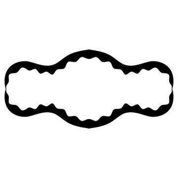 Text frame icon. Simple style big sale poster background symbol. logo desig.. Stock Illustration