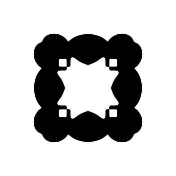 Text frame icon. Simple style big sale poster background symbol. logo desig.. Stock Illustration