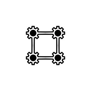 Text frame icon. Simple style big sale poster background symbol. logo desig.. Stock Illustration