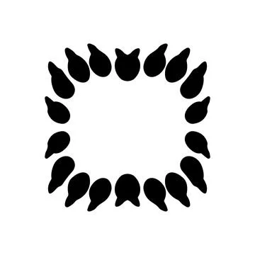 Text frame icon. Simple style big sale poster background symbol. logo desig.. Stock Illustration